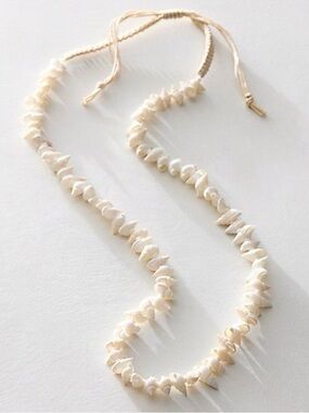 Free People Miami Shell Necklace NWT Bohemian Beach Coastal Cruise Vacation